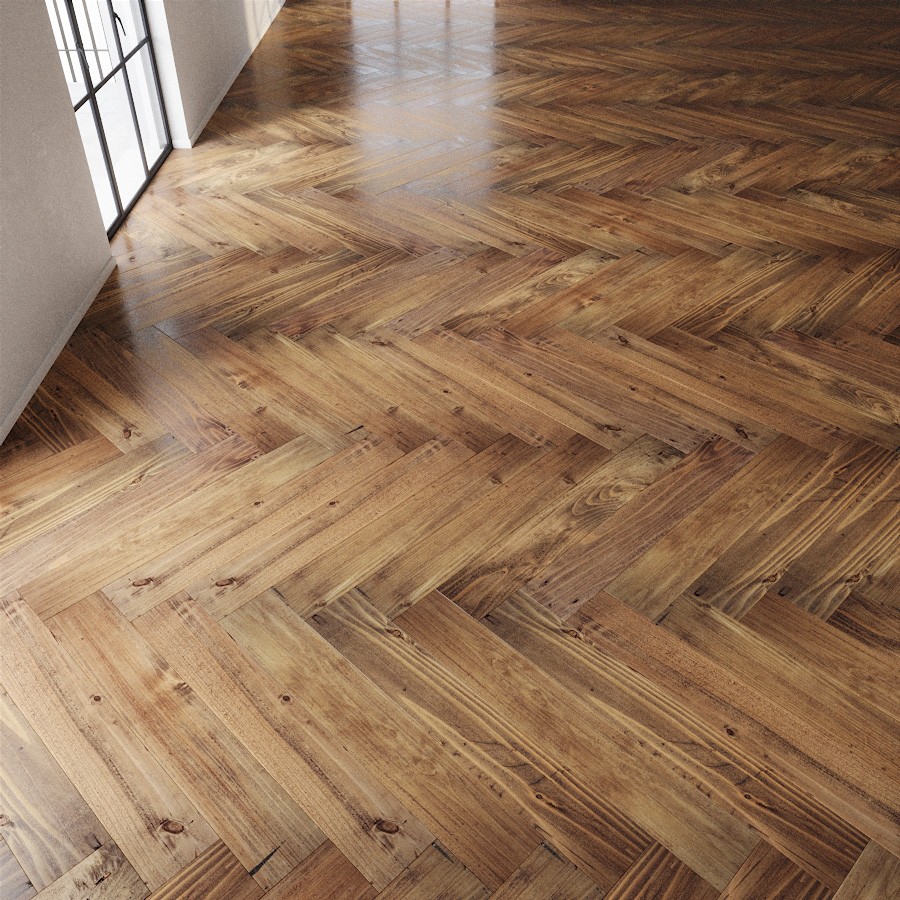 Wooden Floor Worn Out 3d Model For, Corona Hardwood Flooring