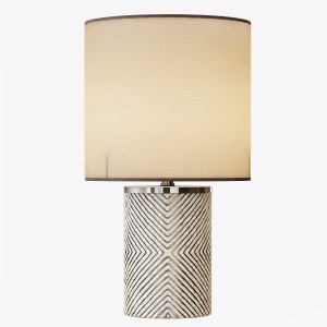 Etched Glass Table Lamp