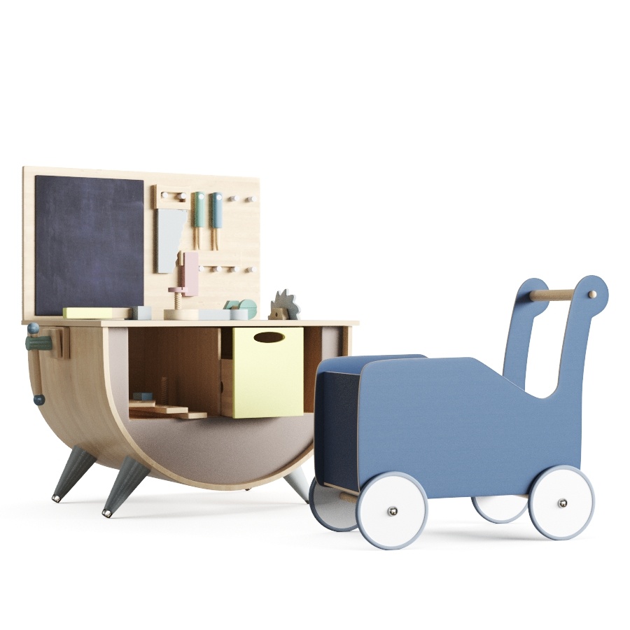 Sebra Models Sebra Play Tool Bench - 3D Model for Corona