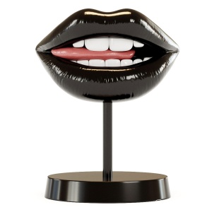 Figurine Lips Black