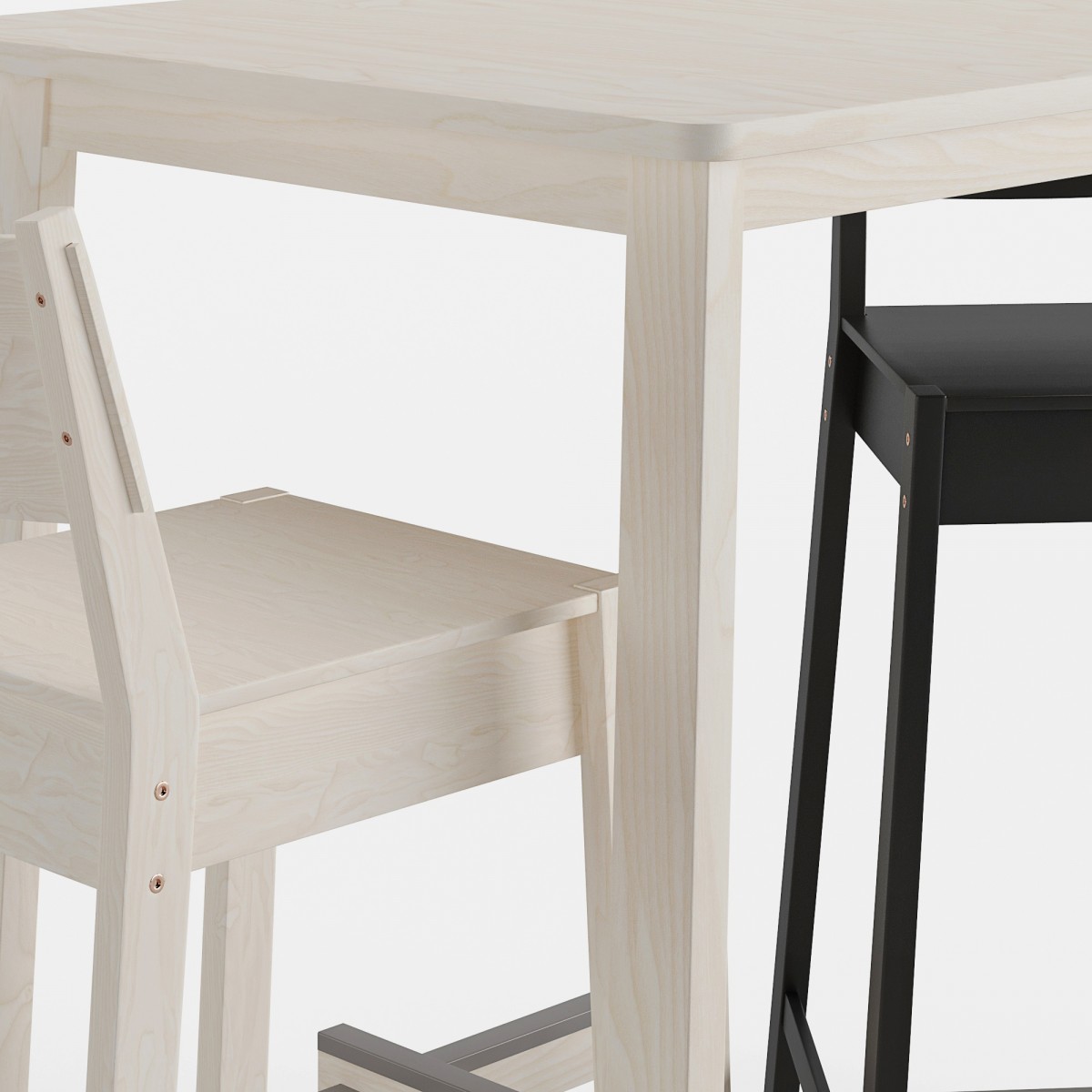 Bar Table And Chair Norraker 3D Model for VRay, Corona | CGMood