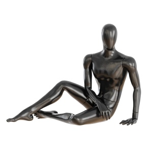 Faceless Sitting Male Mannequin 24