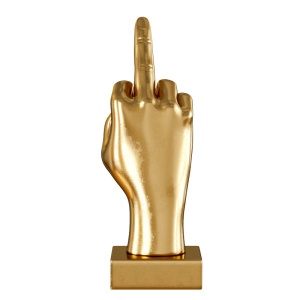 Figurine Fuck Gold Hand