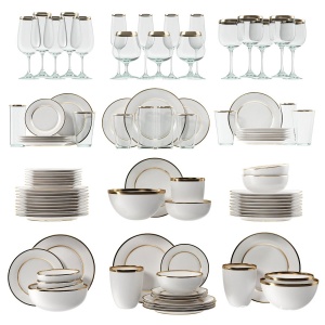 Set Of Contemporary Tableware