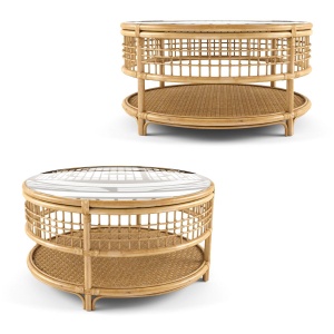Beverly Rattan Coffee Table