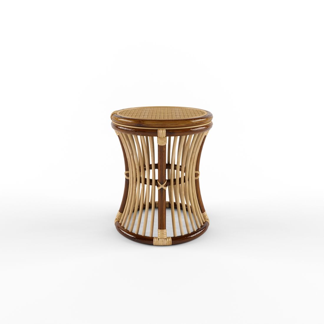 Natural Rattan Round Side Table 3D Model for VRay | CGMood