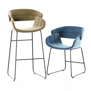 Racer Barstool And Dining Chair