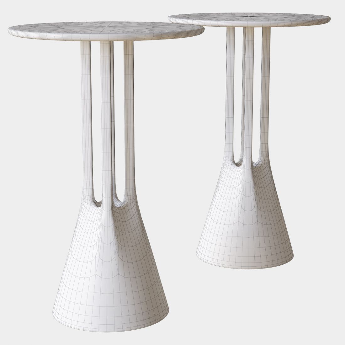 Tee Side Table Christophe Delcourt - 3D Model for VRay, Corona