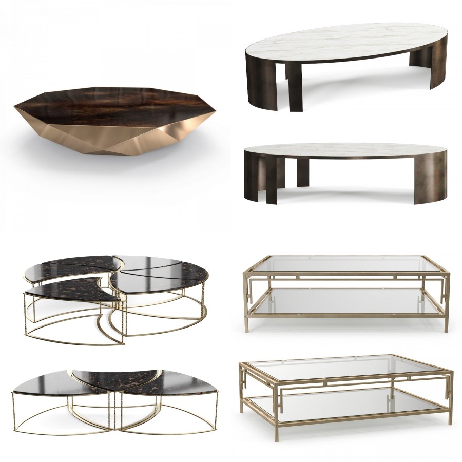 Coffee Tables Collections 3D Model for VRay | CGMood