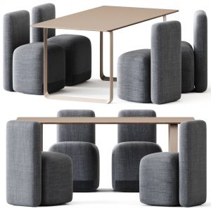 70 70 Table Solid Oak By Muuto And Season Armchair