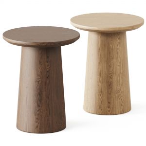 Round Wood Pedesta Table By Hearth And Hand With M