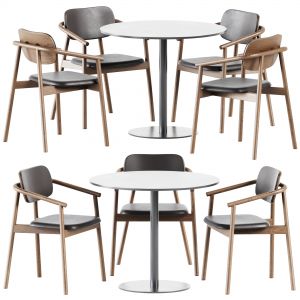 Table Sol D90 By Mobliberica And Wooden Klara Armr