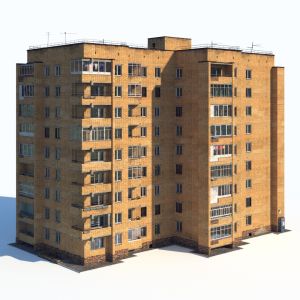 Soviet Nine-story House