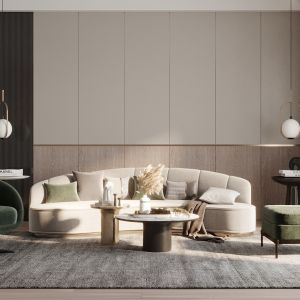 Modern Living-room Set 01