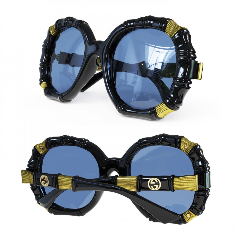 Gucci Bamboo Sun Glasses 3D Model for VRay | CGMood