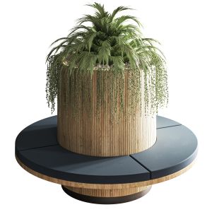 Seat And Indoor Plants 02