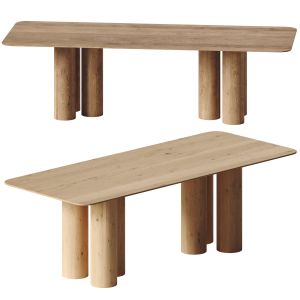 Rectangle Simplicity Dining Table - Liftad