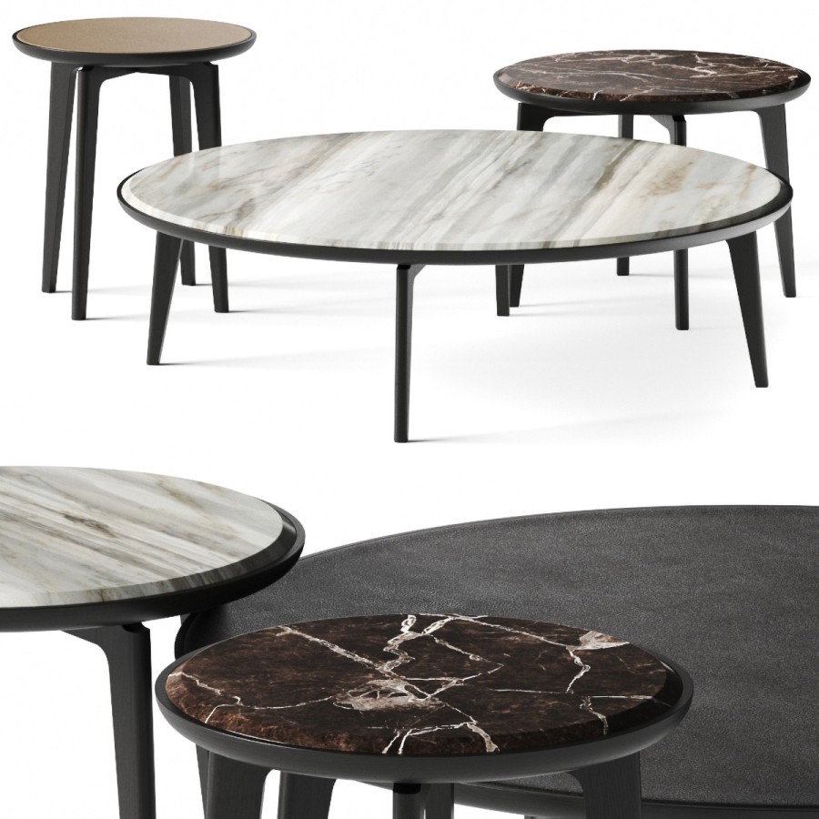 Giorgetti Blend Coffee Tables Complication 2 - 3D Model for VRay, Corona