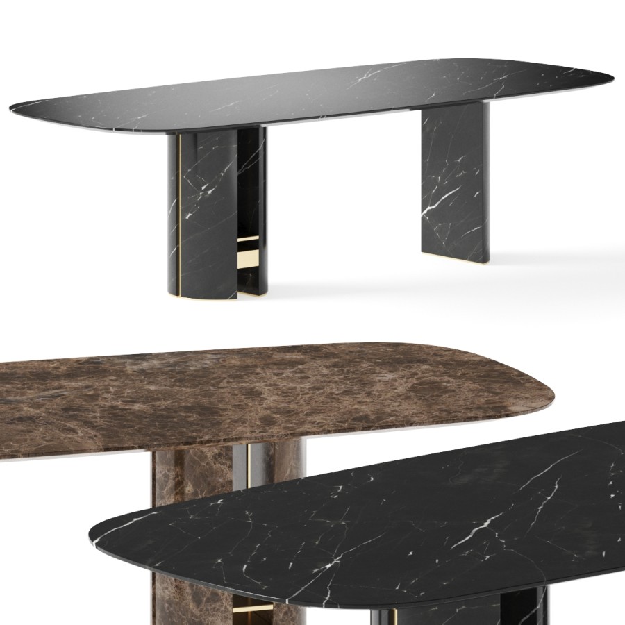 Capital Collection Ercole Dining Tables 3D Model for VRay, Corona | CGMood