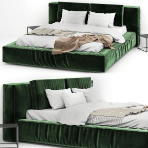 Velvet Green Bed
