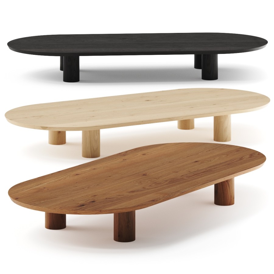 Sun At Six Ovie Coffee Table 3D Model For VRay Corona