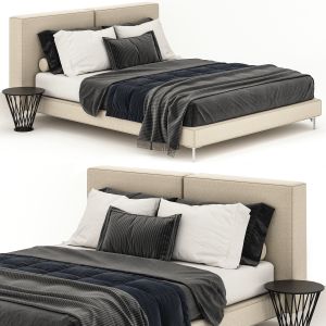 Modern Ivory Bed