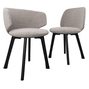Chair With Armrests By Mdf Italia
