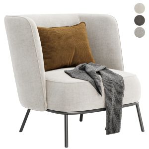 Offecct Shift High High-back Fabric Armchair