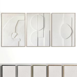 Abstract Painting Set Of 3 Pieces - No 19