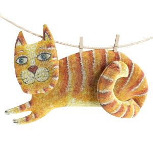 Yellow-orange Striped Cat