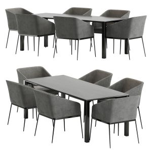 Senso Chair & Aodt Black Table