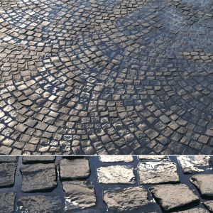 Material Of Wet Radial Paving 01