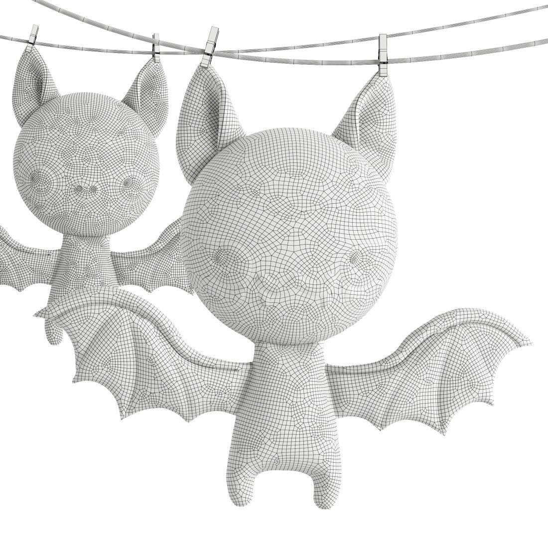 Tiny Bat Model Tiny Bat - 3D Model for Corona