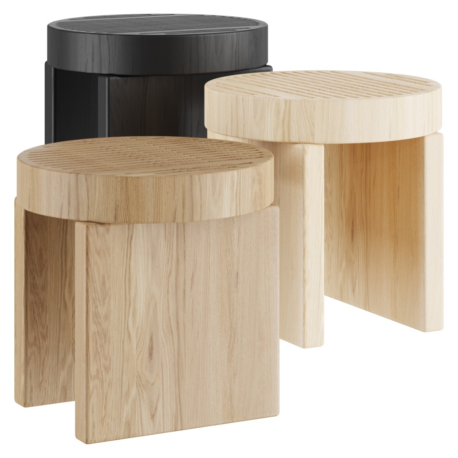 Pacones Rillos Rillos Side Table 3D Model for Corona | CGMood