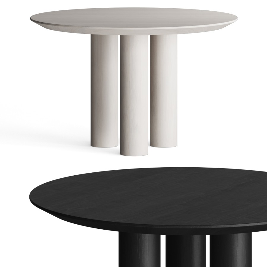 Lulu And Georgia Mojave Round Dining Table 3D Model for VRay, Corona ...