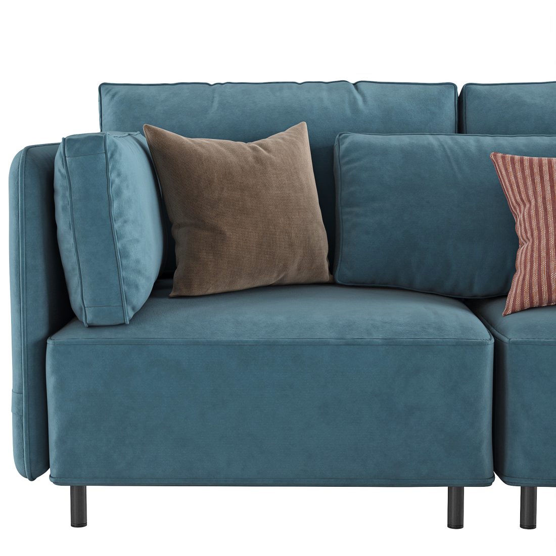 Fana Linen Modular Sectional Sofa By Acanva 3D Model for VRay, Corona ...