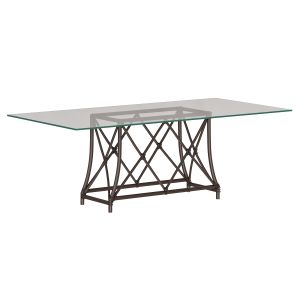 Gondola Rectangle Dining Table  By Baker