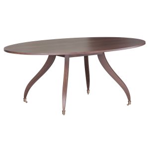 Sheraton Oval Dining Table  By Baker