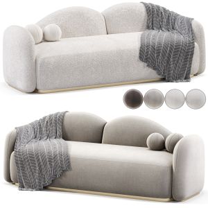 Fluffy Clouds Curved Sofa