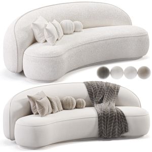 Modern Leather Upholstered Sofa