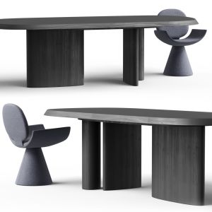 Padiglioni Table And Youpi Chair By Bonaldo