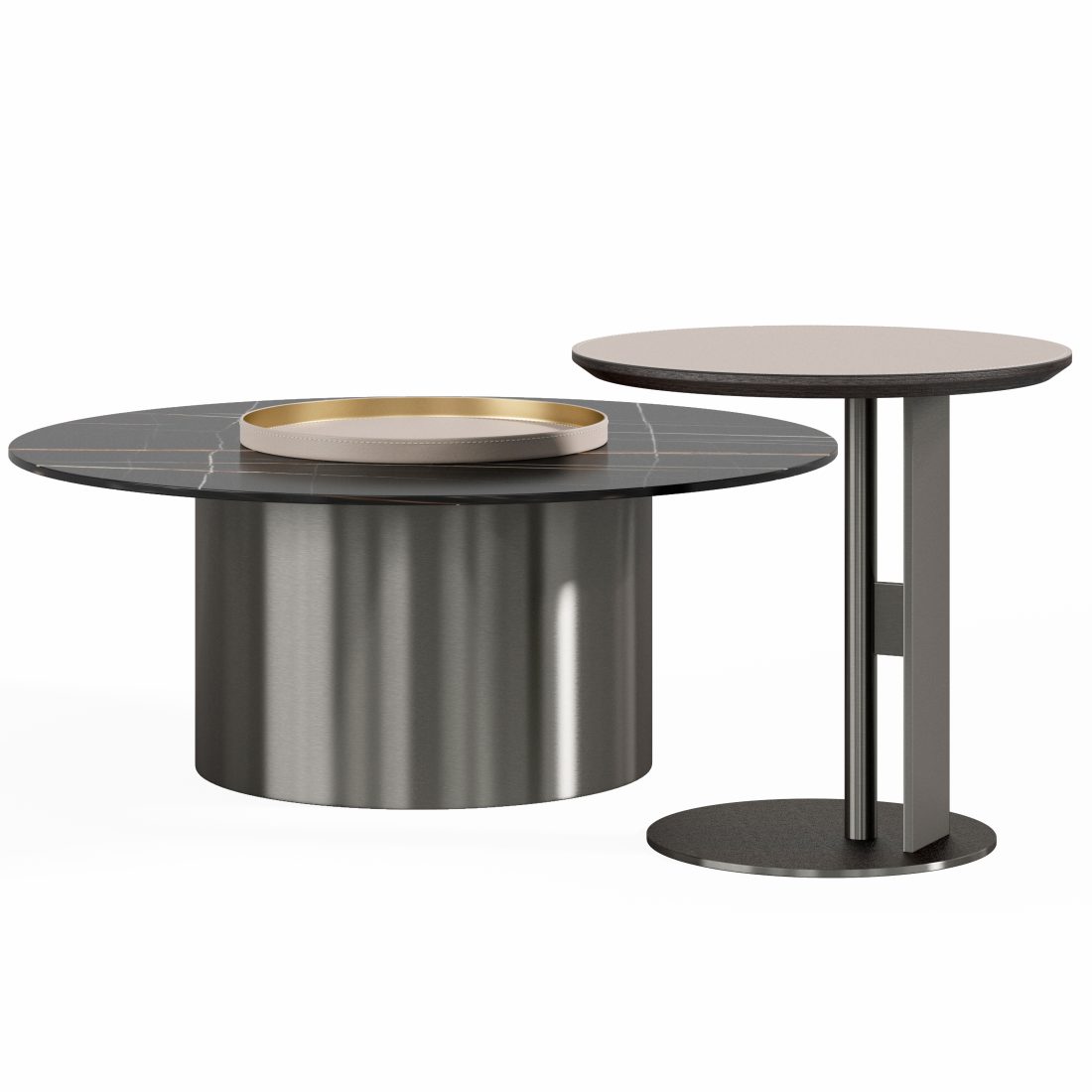 Metal Coffee Table 3D Model for VRay, Corona | CGMood