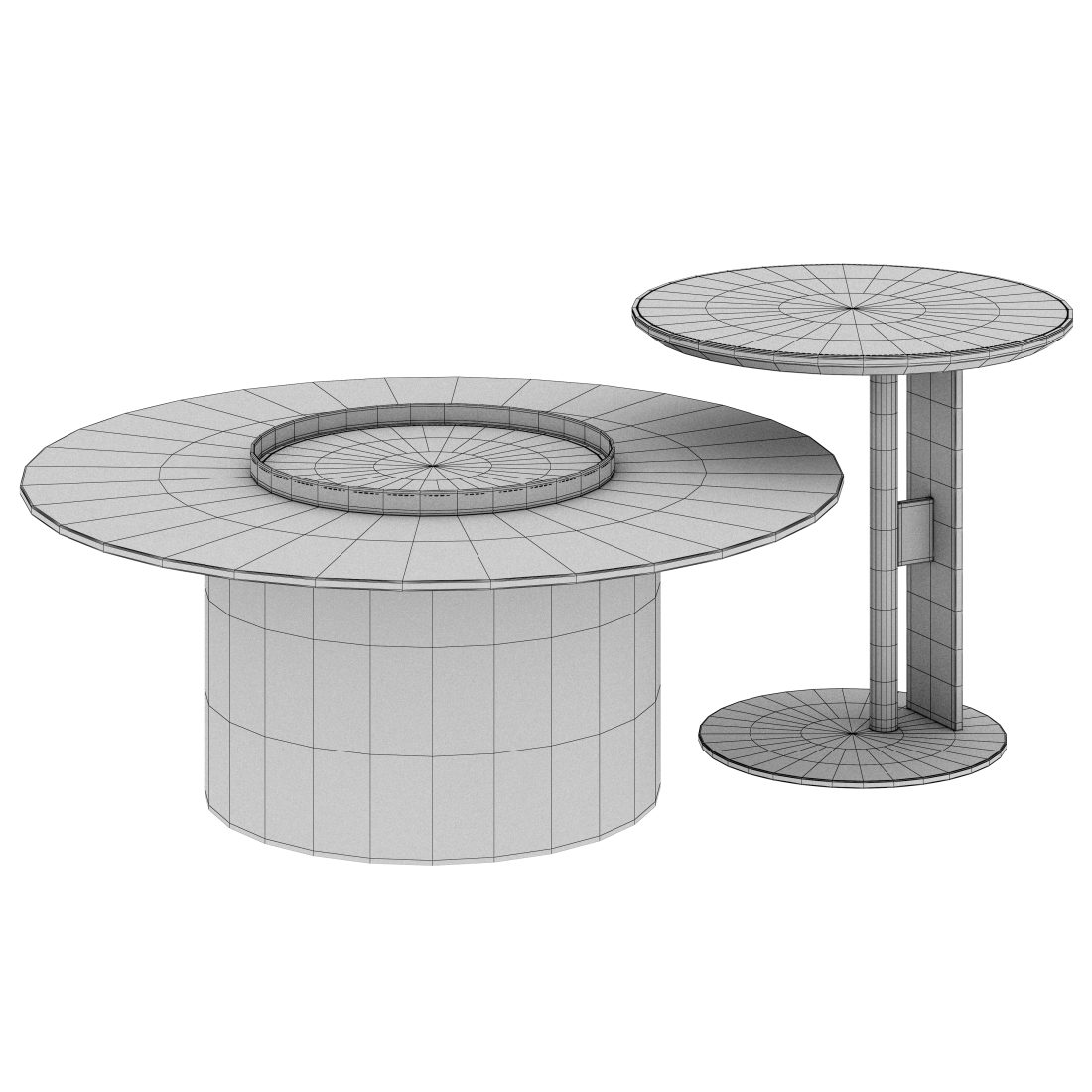 Metal Coffee Table 3D Model for VRay, Corona | CGMood