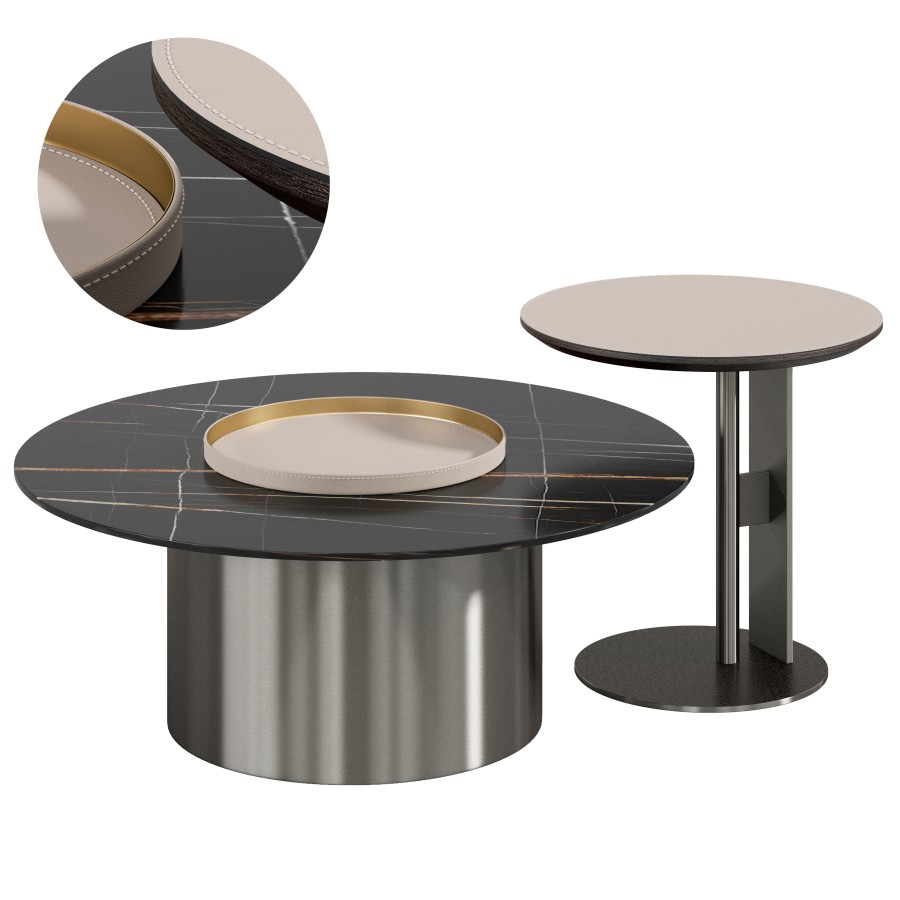Metal Coffee Table 3D Model for VRay, Corona | CGMood