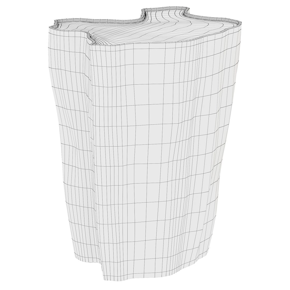 Eden Ceramic Side Table 3D Model for Corona