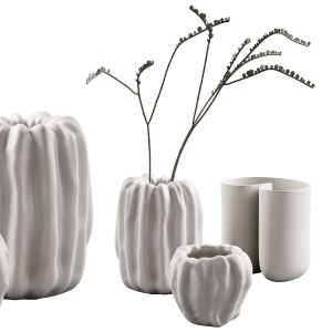 412 Decorative Vases And Pots 07 Deformed Folded