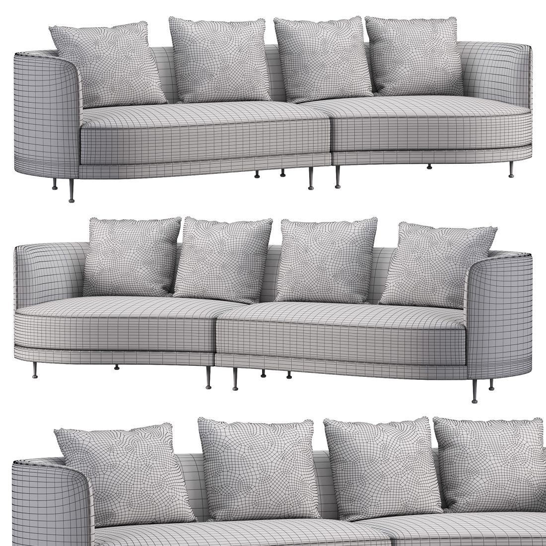 Young Sofa By Hc28 Cosmo 3D Model for Corona | CGMood