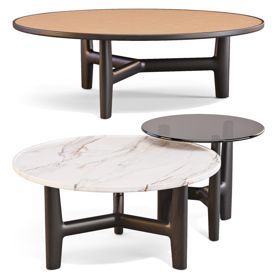 Porada: Tillow - Coffee And Side Tables Set 02 3D Model for Corona | CGMood