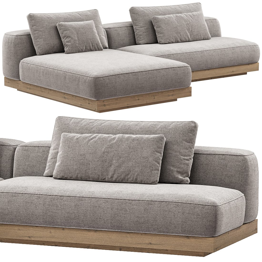 Wabi Sabi Cloud Sofa By Frankof 3D Model for Corona | CGMood