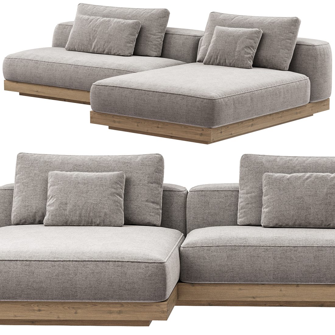 Wabi Sabi Cloud Sofa By Frankof 3D Model for Corona | CGMood